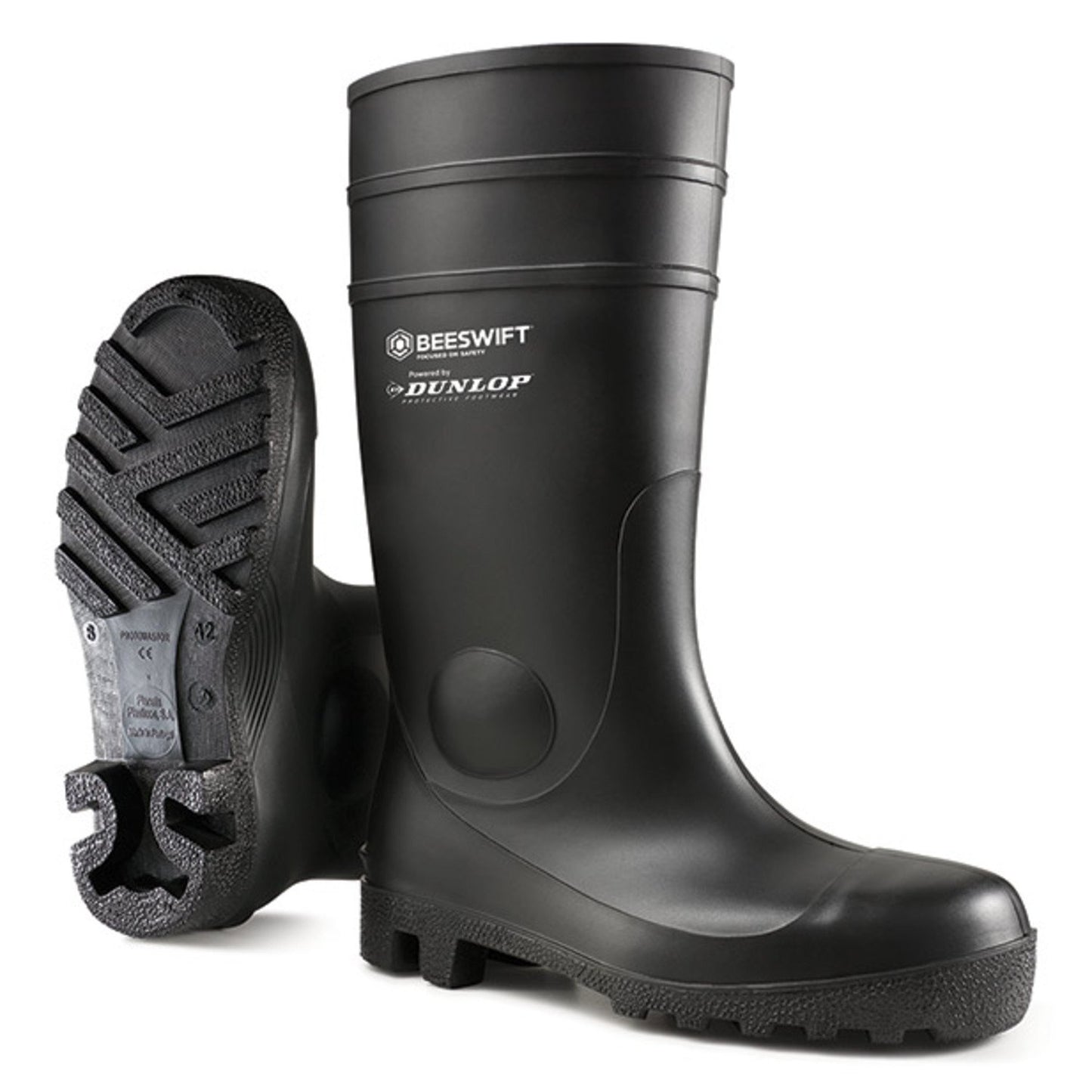 Dunlop Aston Safety Black Wellington 03