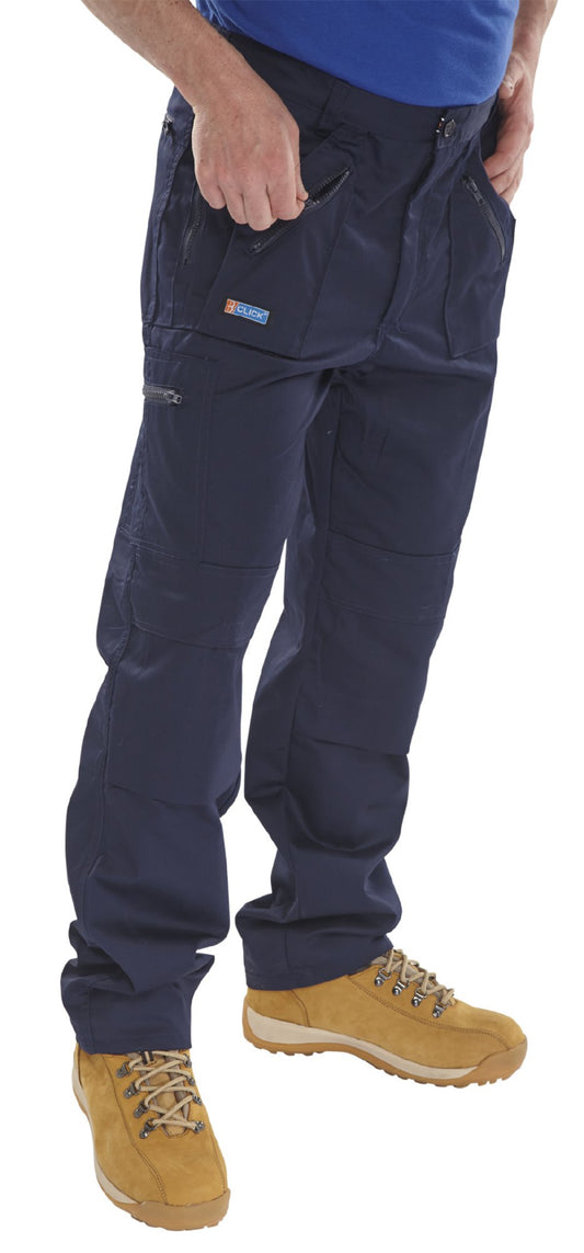 Beeswift Action Work Trousers Navy Blue 36