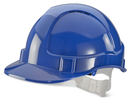 Beeswift Economy Vented Safety Helmet Blue