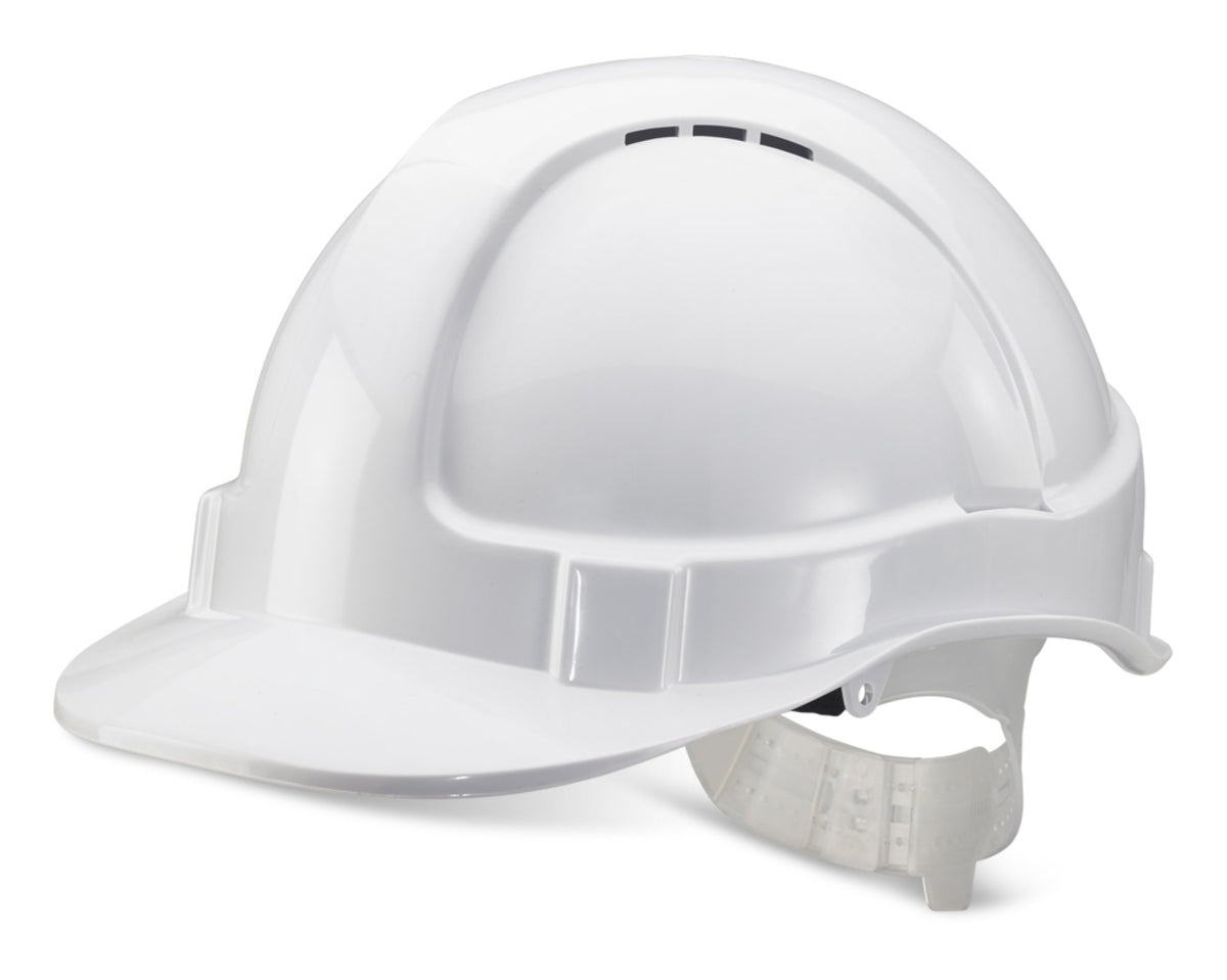 Beeswift Economy Vented Safety Helmet Wh