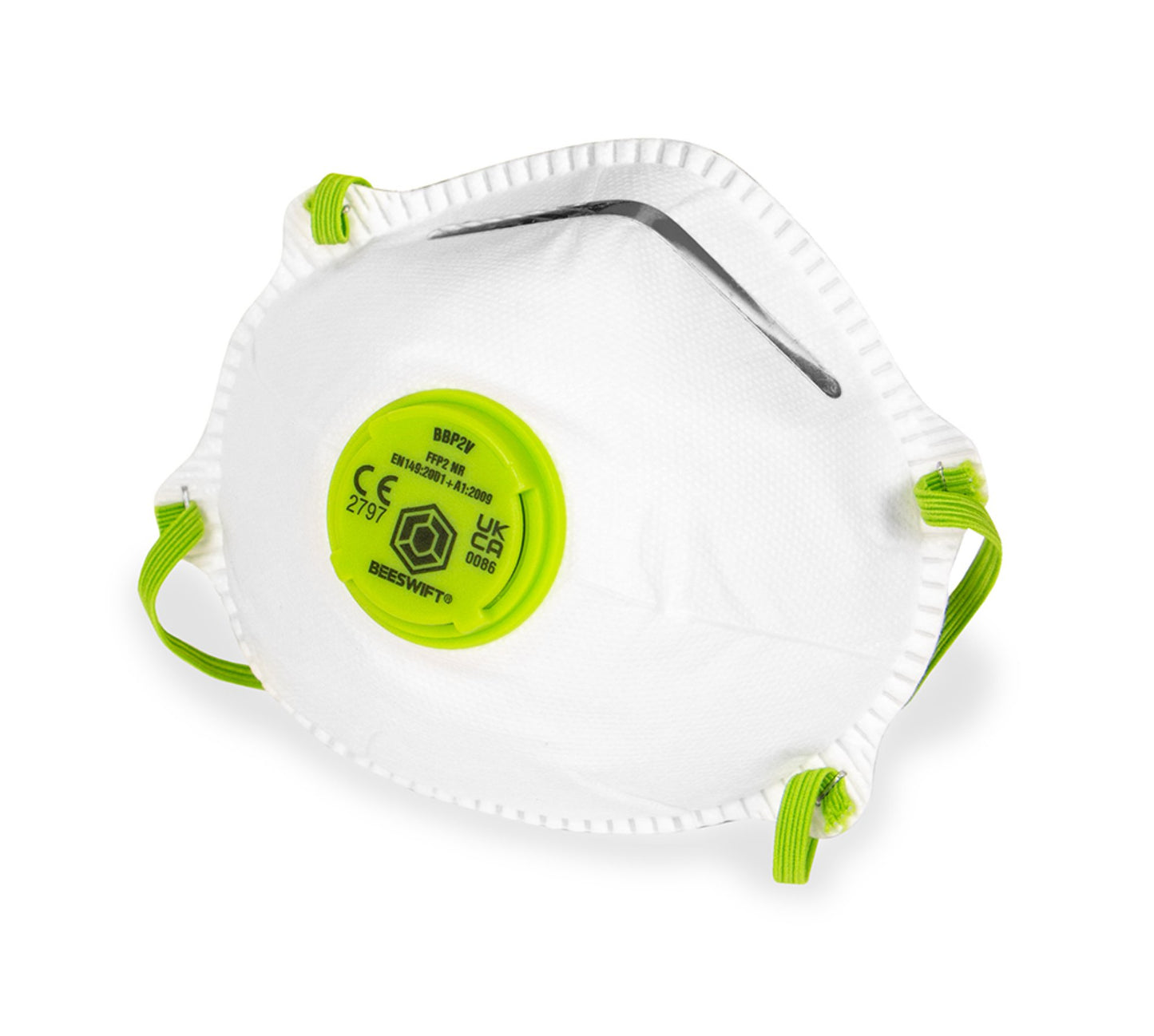 Beeswift P2 Valved Mask White  (Box of 10)
