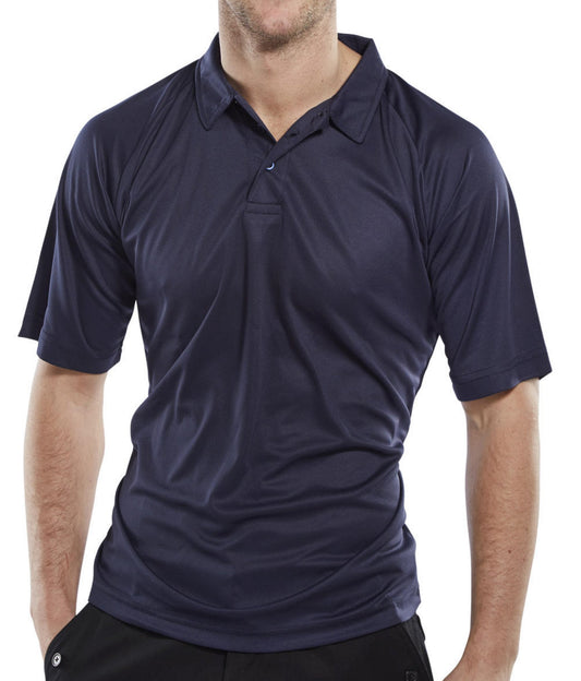 Beeswift B-Cool Polo Shirt Navy Blue 3XL