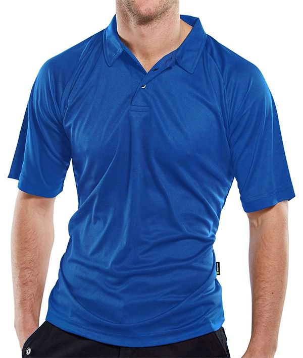 Beeswift B-Cool Wicking Polo Shirt Royal Xl