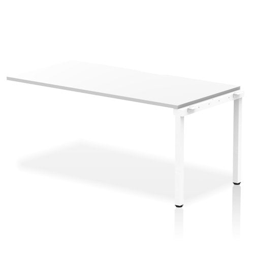Evolve Plus 1600mm Single Row Extension Kit White Top White Frame BE306 DD