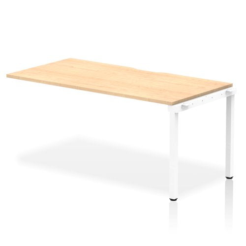 Evolve Plus 1600mm Single Row Extension Kit Maple Top White Frame BE309 DD