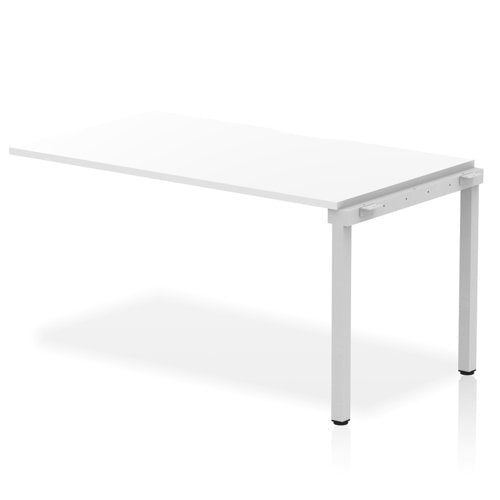 Evolve Plus 1400mm Single Row Extension Kit White Top Silver Frame BE331 DD