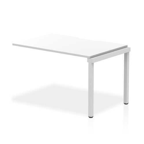 Evolve Plus 1200mm Single Row Extension Kit White Top Silver Frame BE336 DD