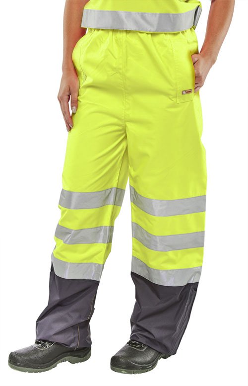 Beeswift BELFRY Trousers Saturn Yellow/ Navy EN ISO 20471 L