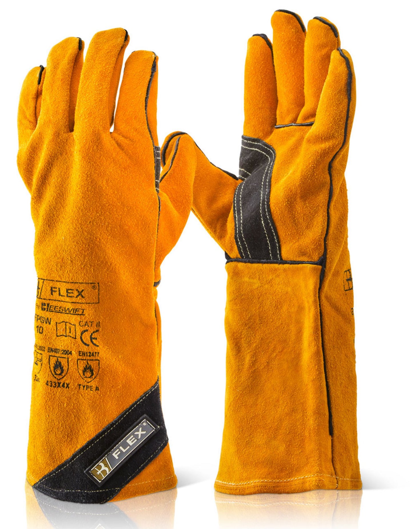 Beeswift Premium Golden Welders Gauntlet Gold  (Box of 10)