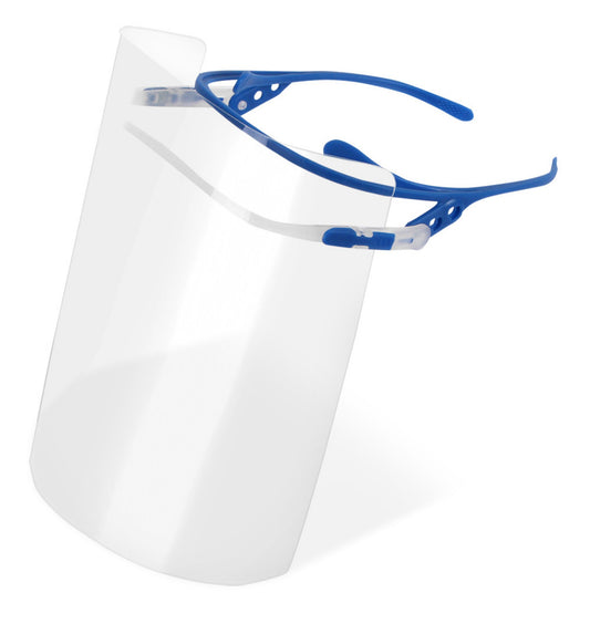 Beeswift Visor Frame Inc 10 Visors Blue