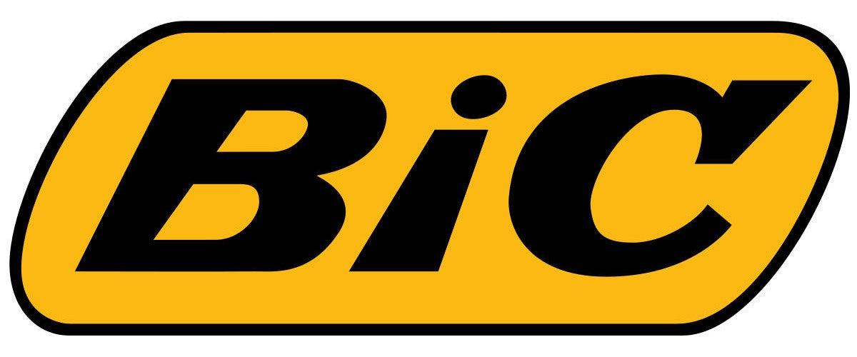 Bic 4 Colours Ballpoint Desk Pen 1mm Tip 0.32mm Line Black Barrel Blue Ink - 527507