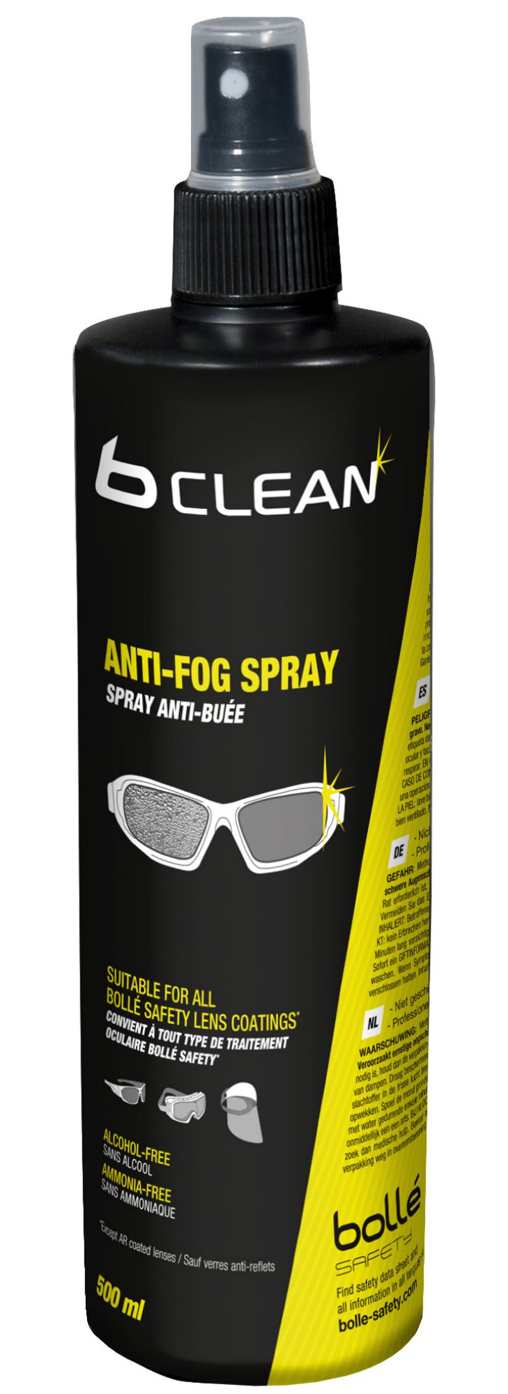 Bolle B250 B-Clean Anti-Fog Spray 500ml