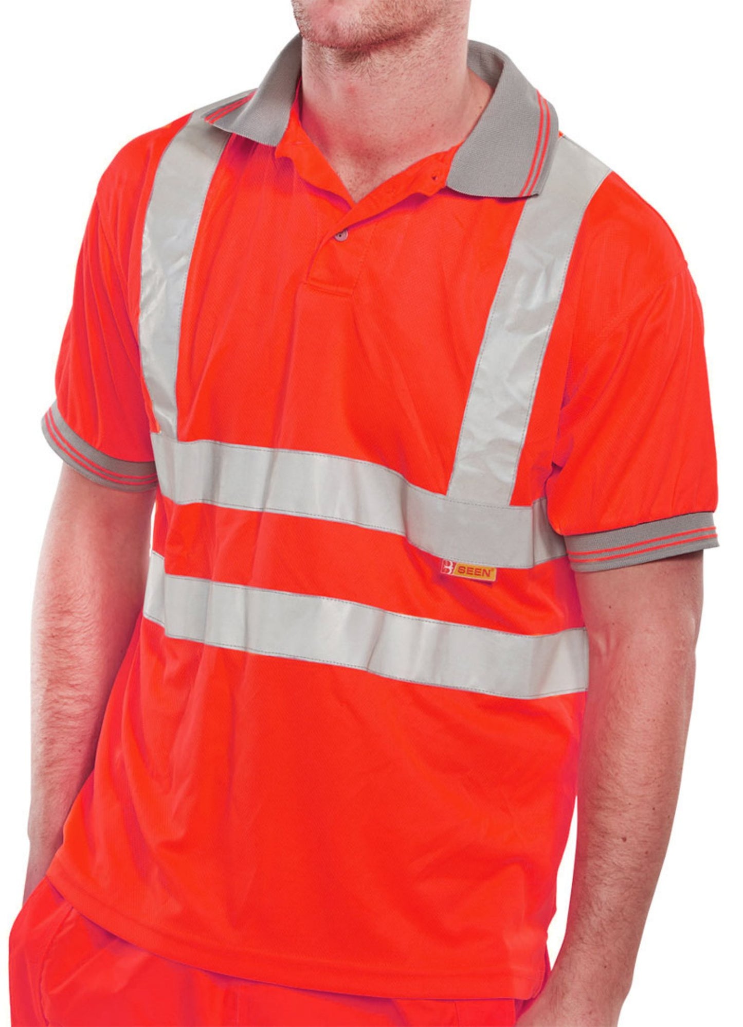Beeswift Polo Shirt Short Sleeved Red L