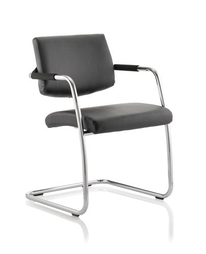 Havanna Visitor Chair Black Leather BR000050 DD