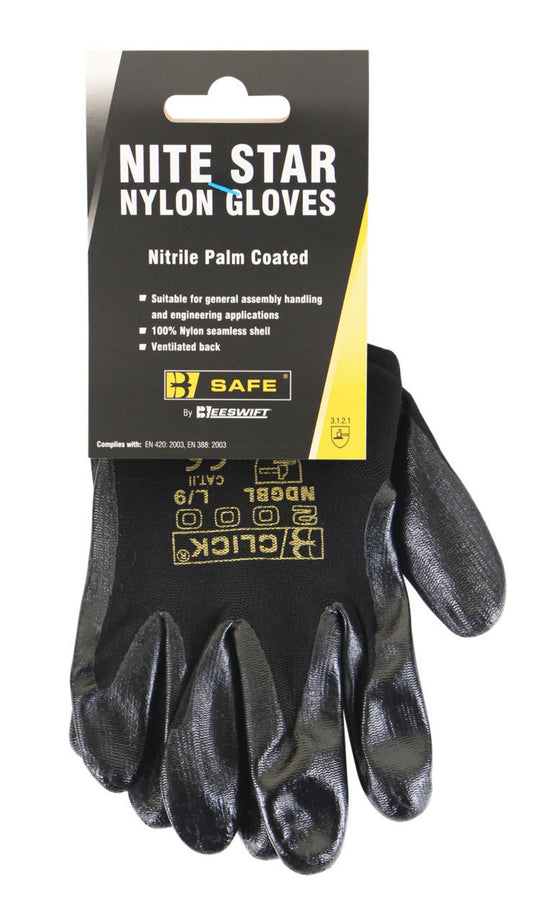 Beeswift B-Safe Nite Star Glove Black XL (Pair)