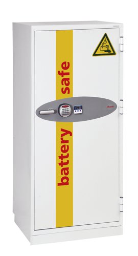 Phoenix Battery Commander Size 2 Lithium Ion Battery Storage and Charging Fire Safe With Electronic Lock - BS1932E DD