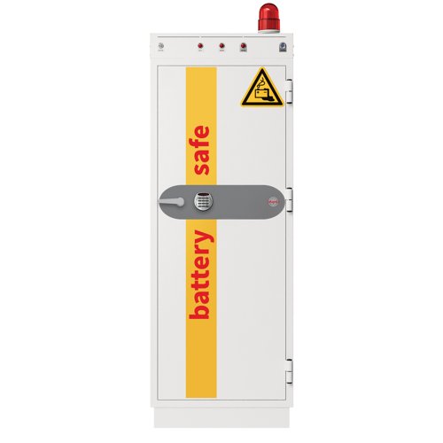 Phoenix Battery Commander Pro BS1945E Size 5 Battery Storage & Charging Safe with Electronic Lock VDMA Certified - BS1945E
