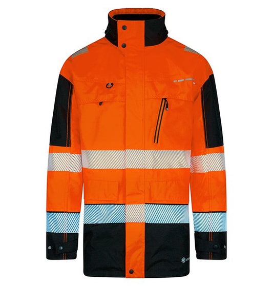 Beeswift DELTIC HI-VIS JACKET TWO-TONE  Orange Black L