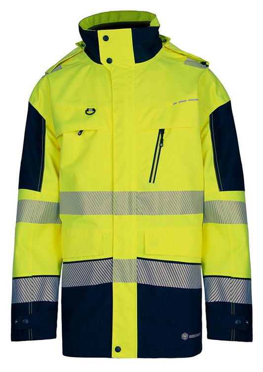 Beeswift DELTIC HI-VIS JACKET TWO-TONE  Saturn Yellow N L