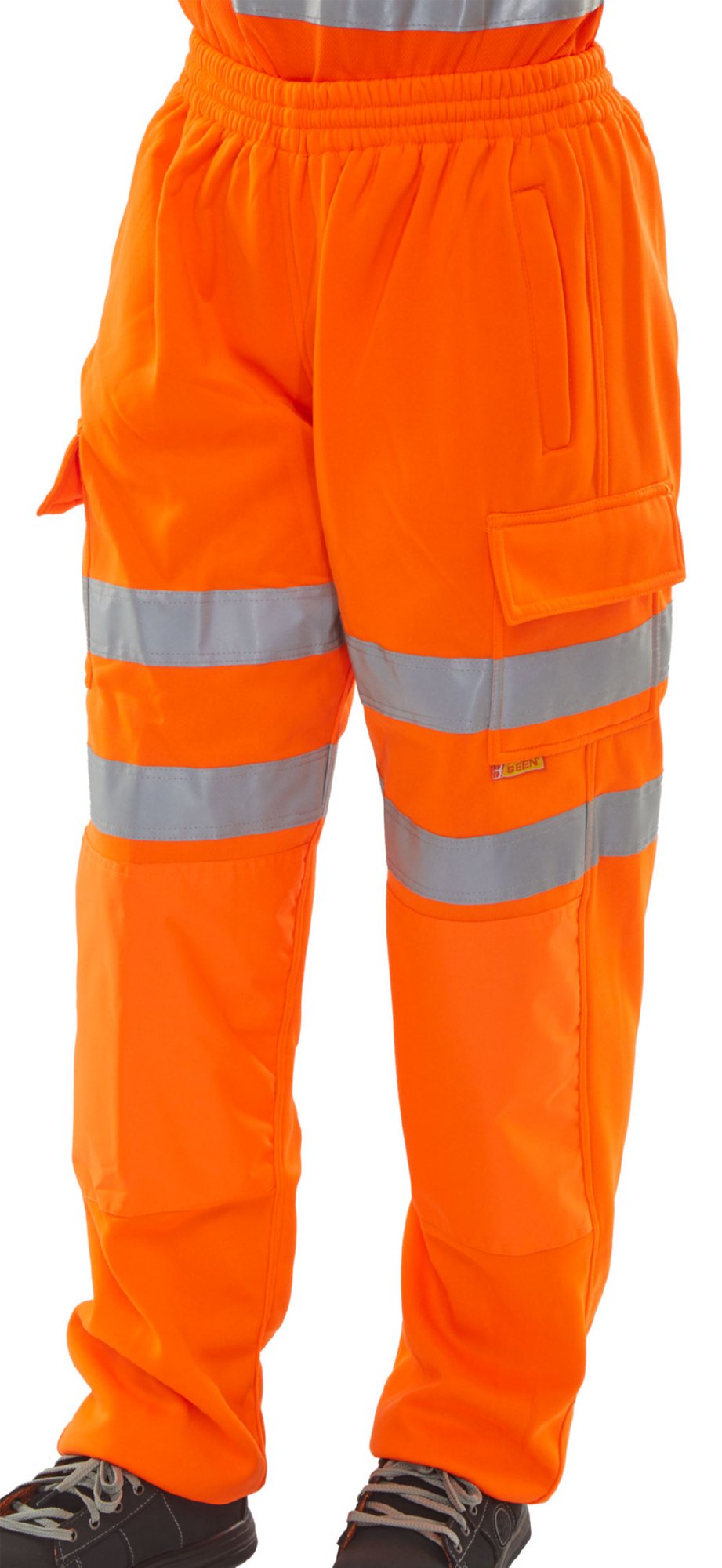 Beeswift Hi Viz Jogging Bottoms Orange 3XL