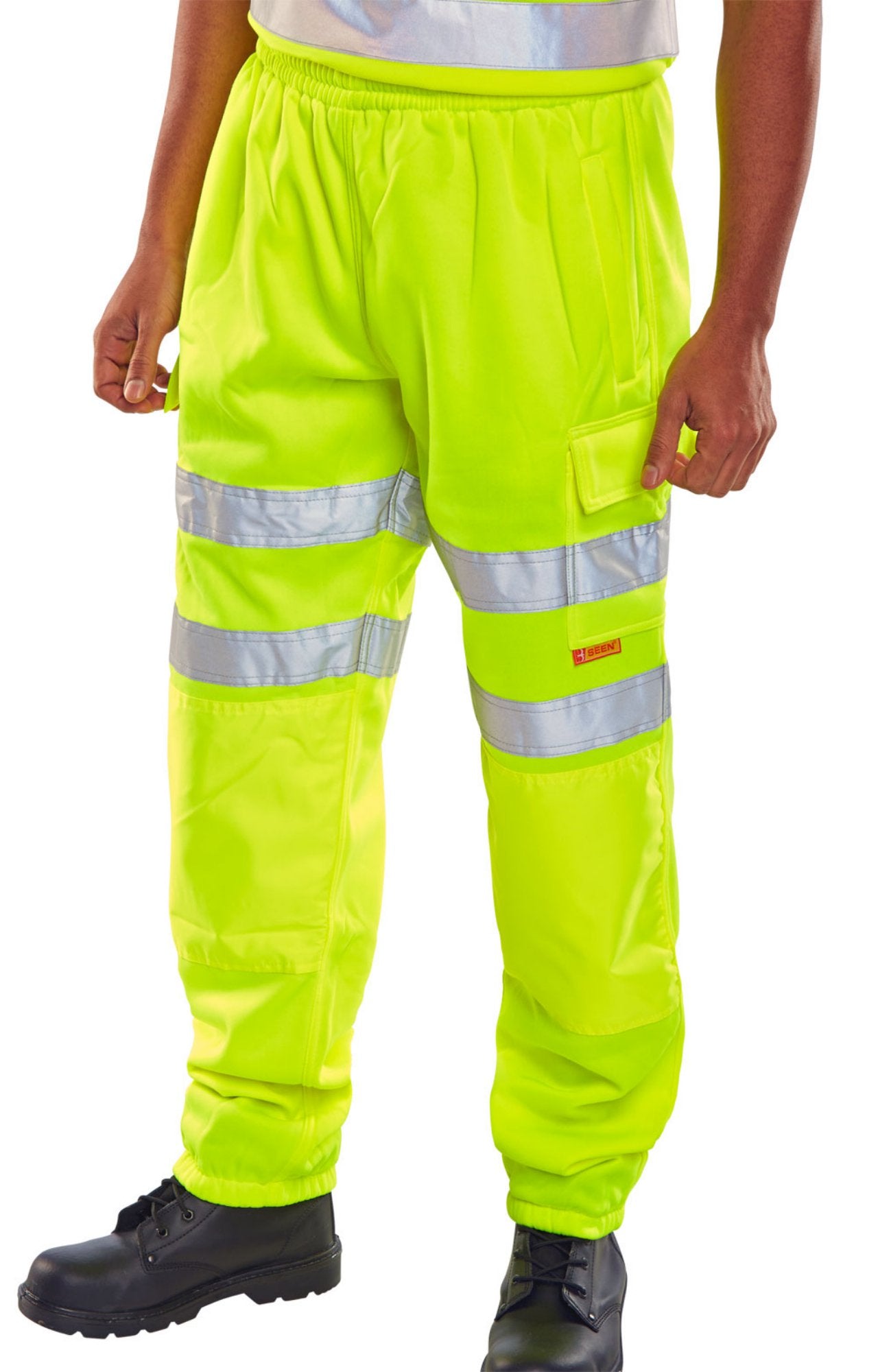 Beeswift Hi Viz Jogging Bottoms Saturn Yellow 3XL