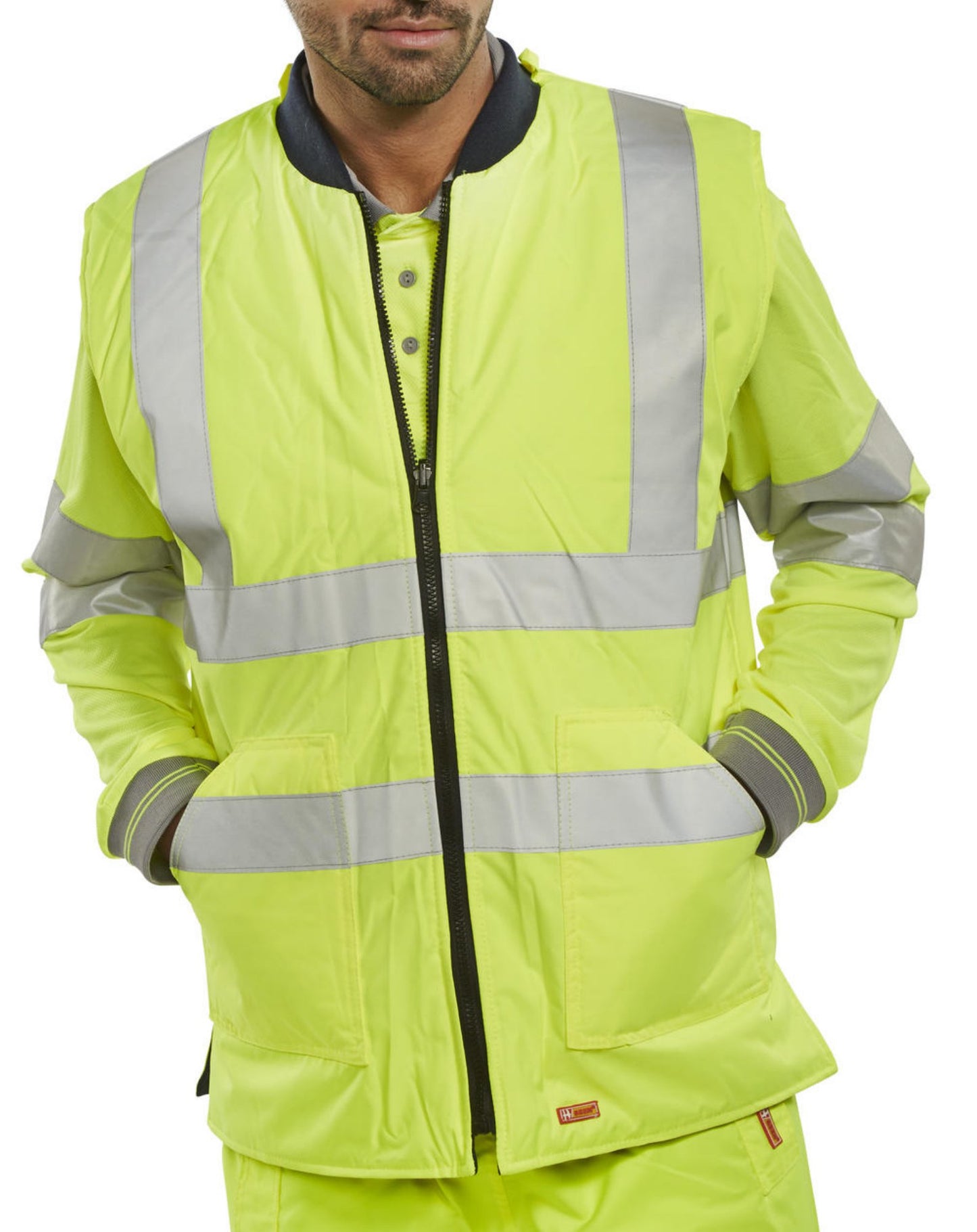 Beeswift Reversible Bodywarmer Saturn Yellow / Navy 2XL