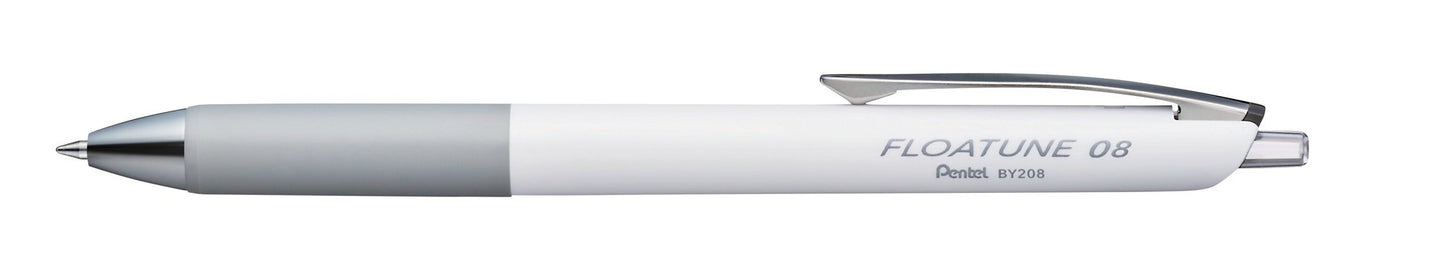 Floatune Retractable Rollerball 0.8mm Nib for 0.4mm Line Black (Pack 12) - BY208-AX