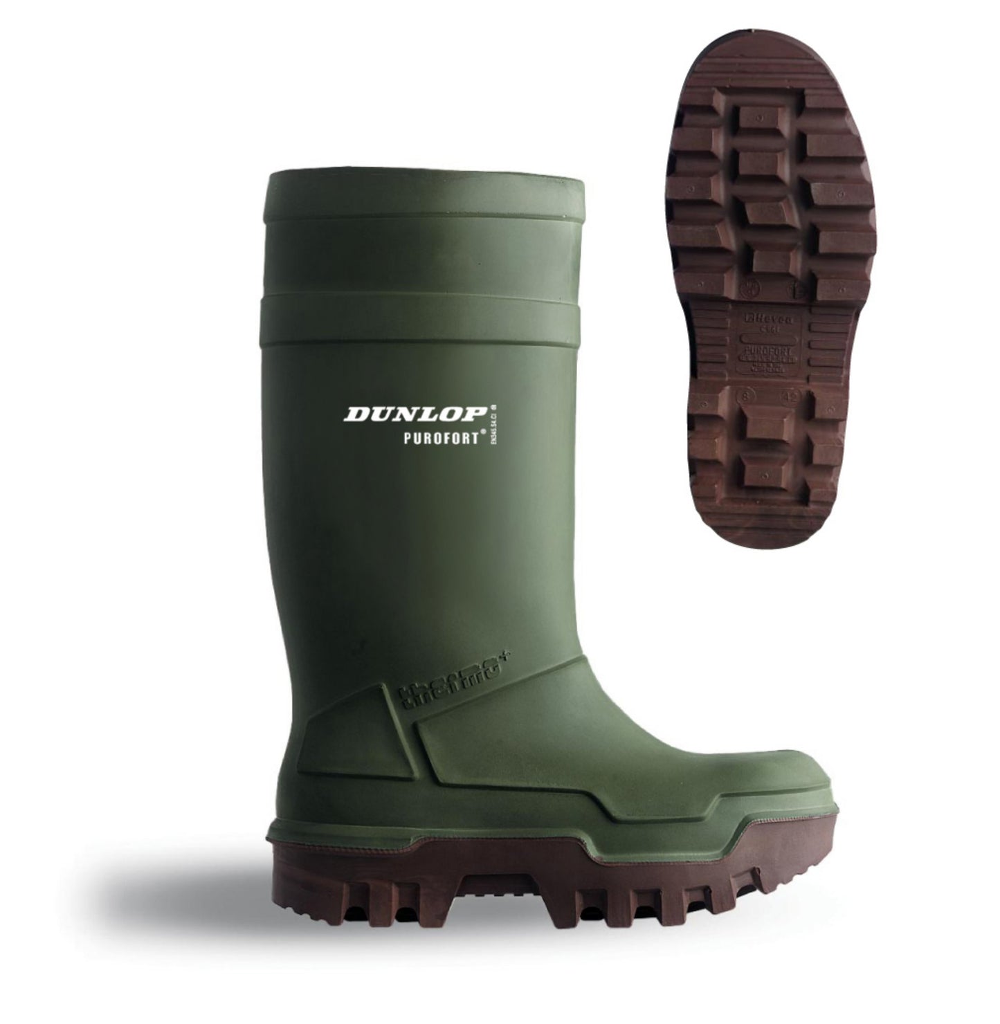 Dunlop Purofort Thermo+ Full Safety Wellington Green 05