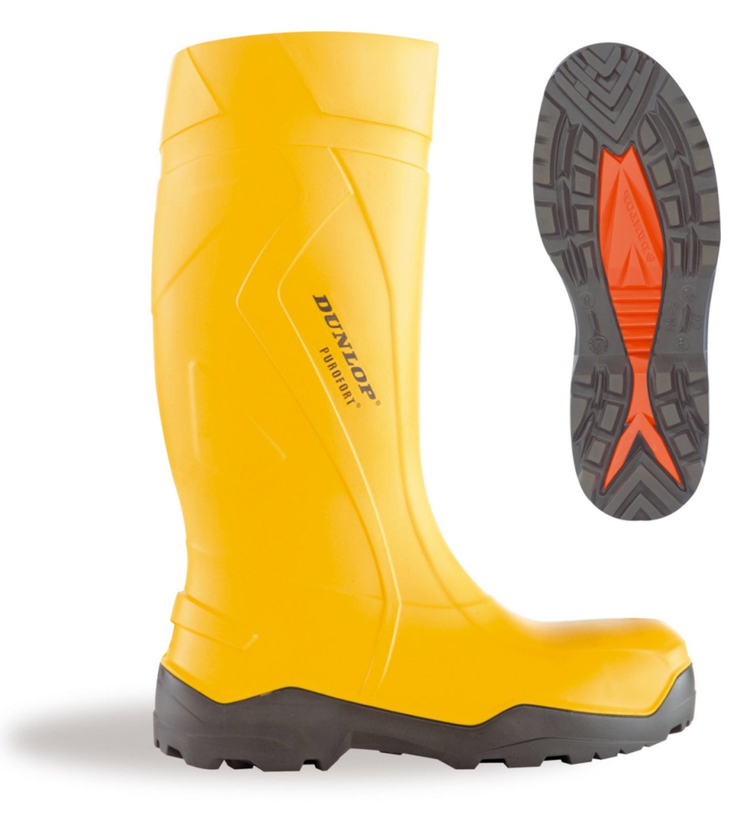Dunlop Purofort+Full Safety Wellington Yellow 05
