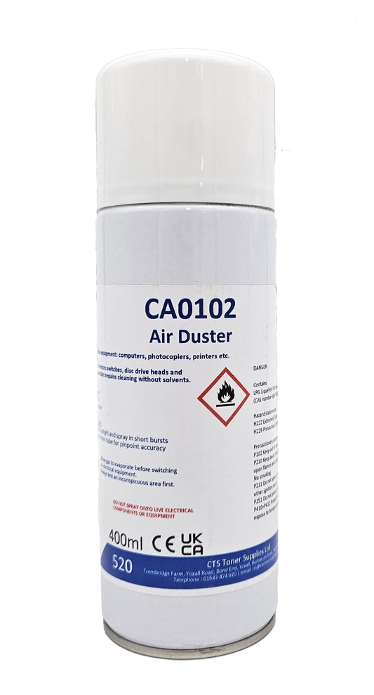 Air Duster FLAMMABLE 400ml Aerosol (1)