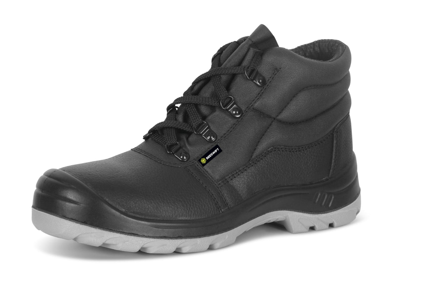 Beeswift 4 D-Ring Boot With Scuff Cap Black 12