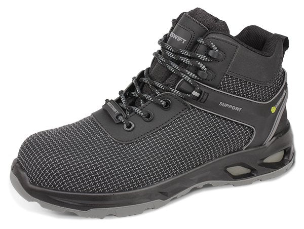 Himley Composite Mid Cut Black TPU Tek Safety Boot S3S 05/38