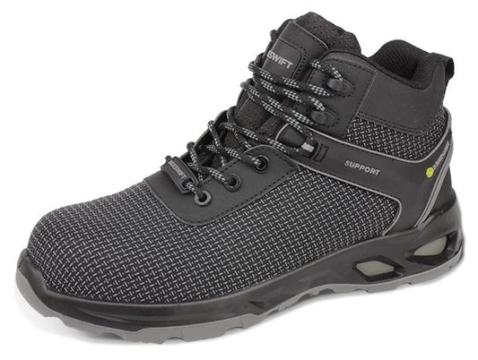 Himley Composite Mid Cut Black TPU Tek Safety Boot S3S 04/37