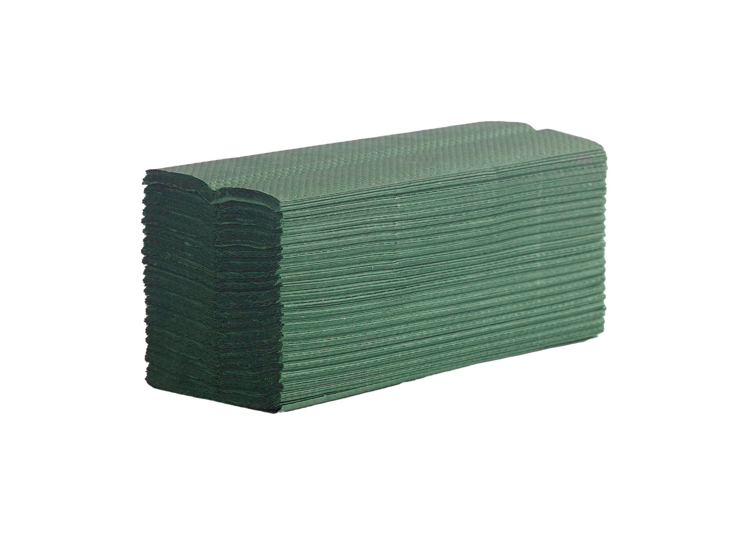 1 ply green C fold hand towels (2520)