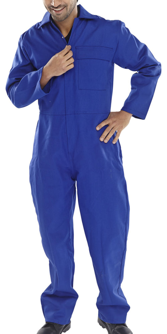 Beeswift Fire Retardant Boilersuit Royal Blue 48