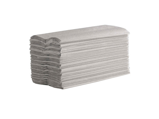 2 ply white luxury C fold hand towels (2400)