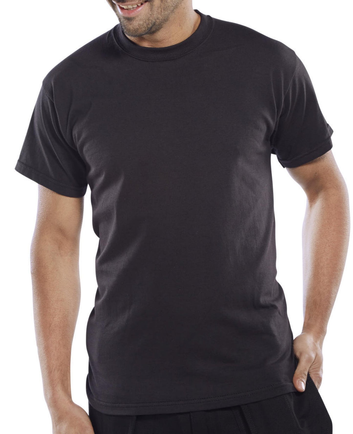 Beeswift Heavy Weight Tee Shirt Black M