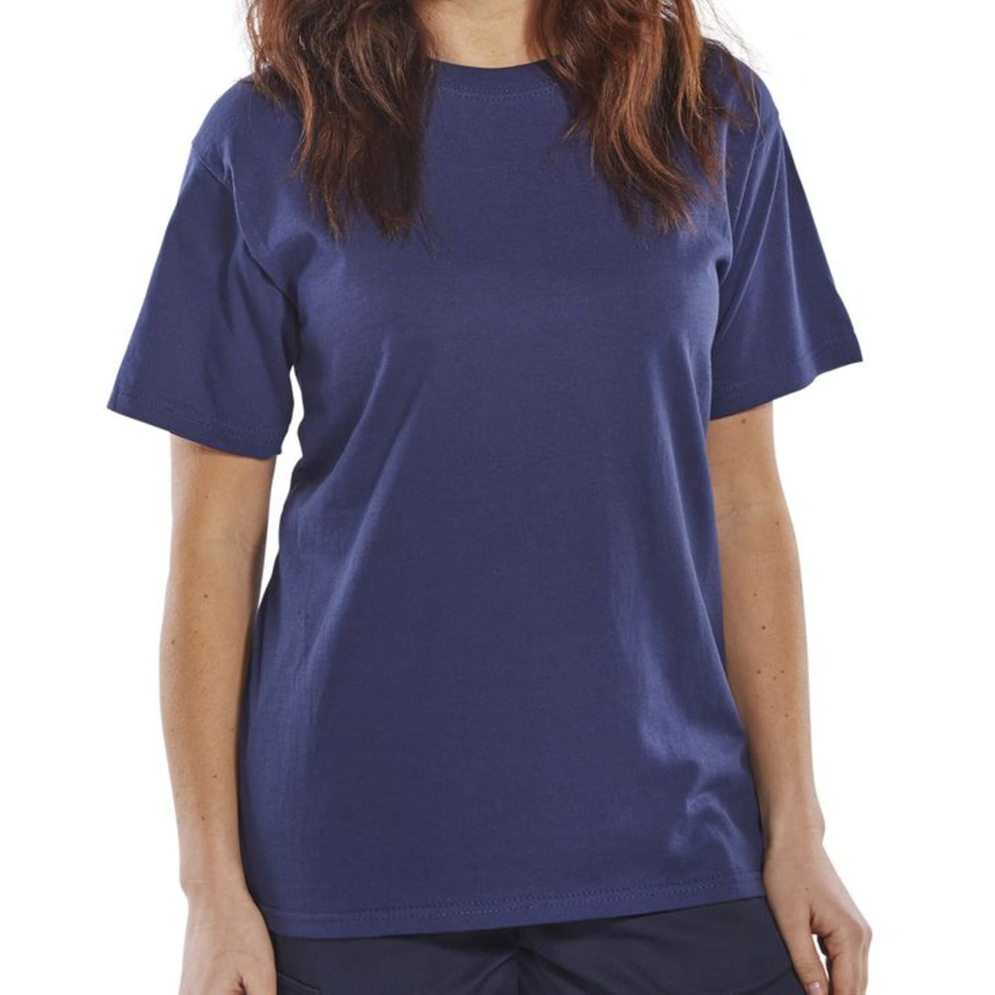 Beeswift Heavy Weight Tee Shirt Navy Blue L