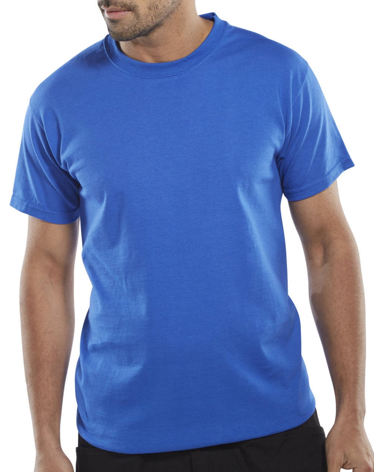 Beeswift Heavy Weight Tee Shirt Royal Blue M