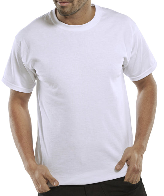 Beeswift Heavy Weight Tee Shirt White L