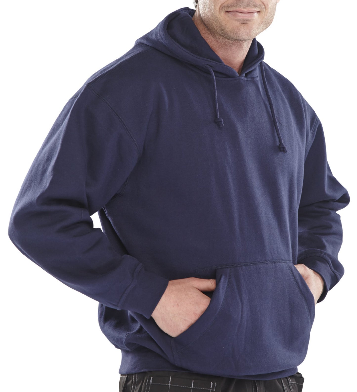 Beeswift Hooded Sweatshirt Navy Blue 2XL