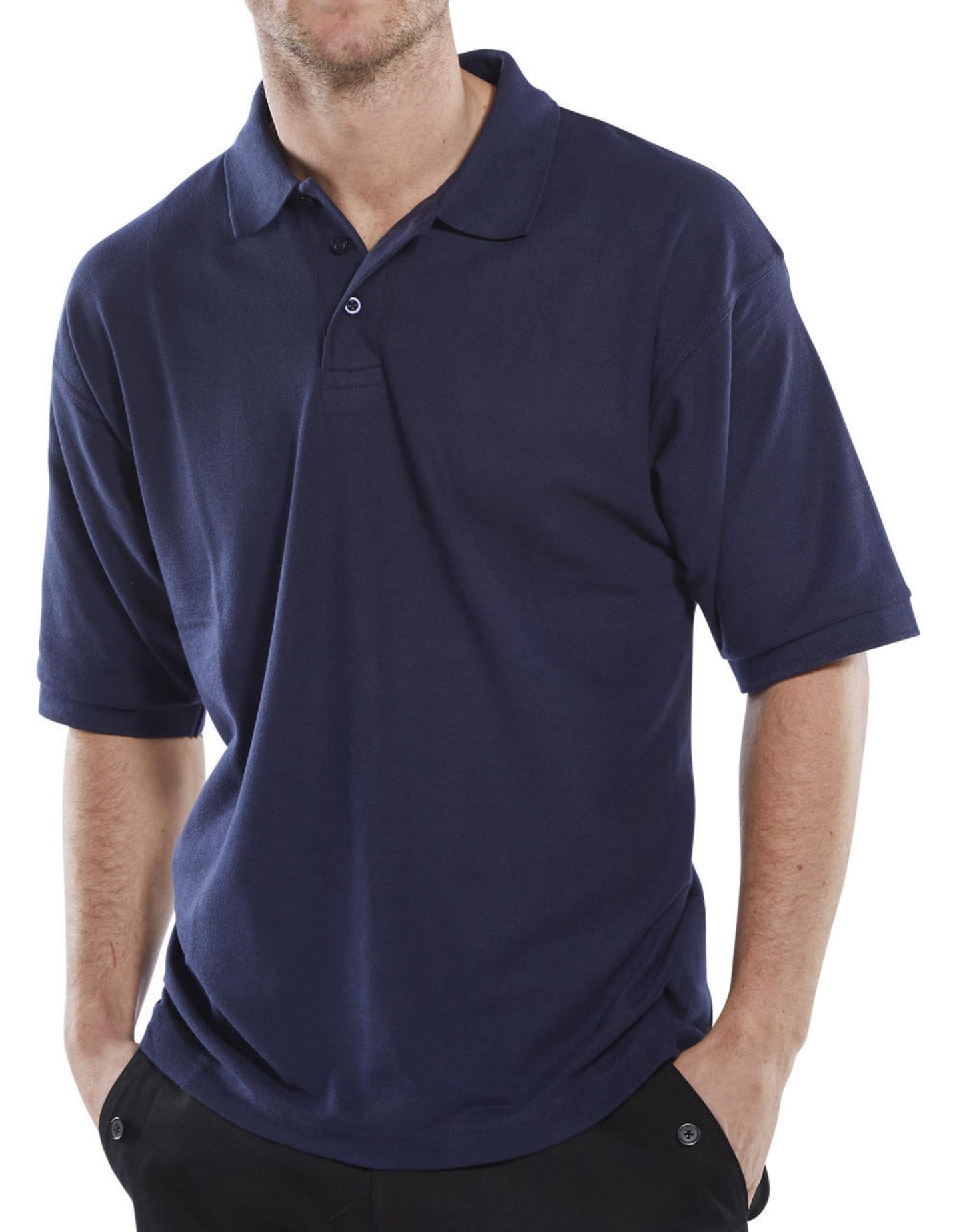 Beeswift Polo Shirt Navy Blue 2XL