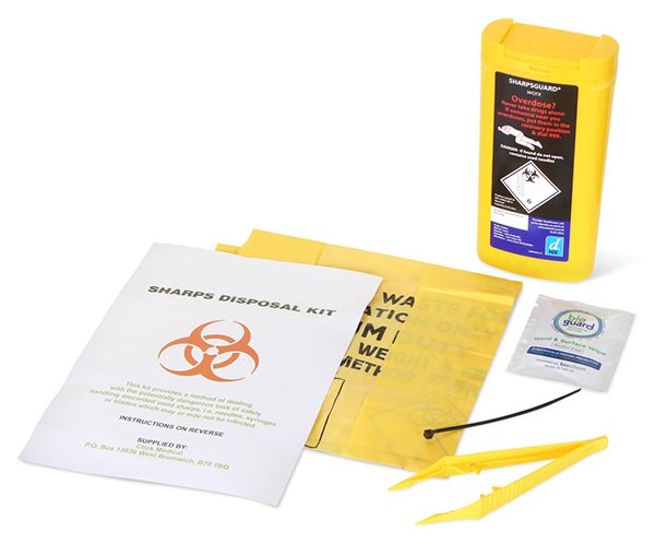 SHARPS DISPOSAL KIT 0.25L