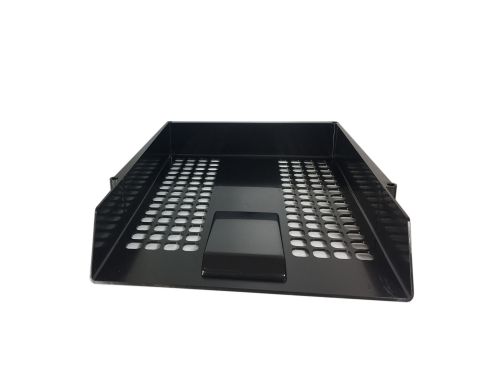 ValueX Essentials Letter Tray Stackable A4/Foolscap Portrait Black - CP043YTBLK