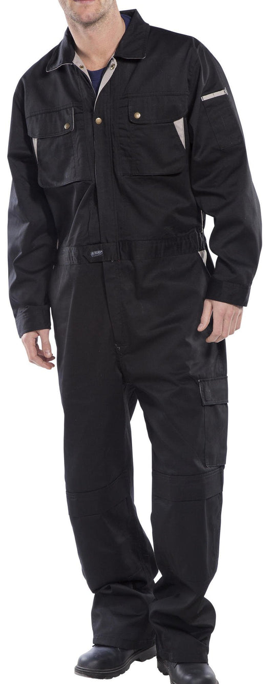 Beeswift Premium Boilersuit Black 42