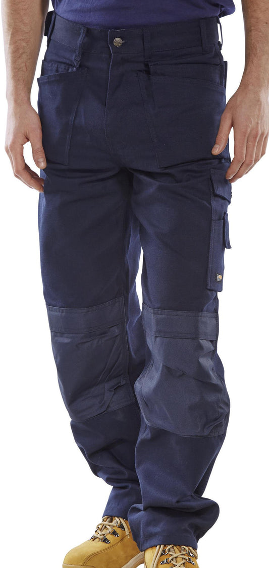 Beeswift Premium Multi Purpose Trousers Navy Blue 44T