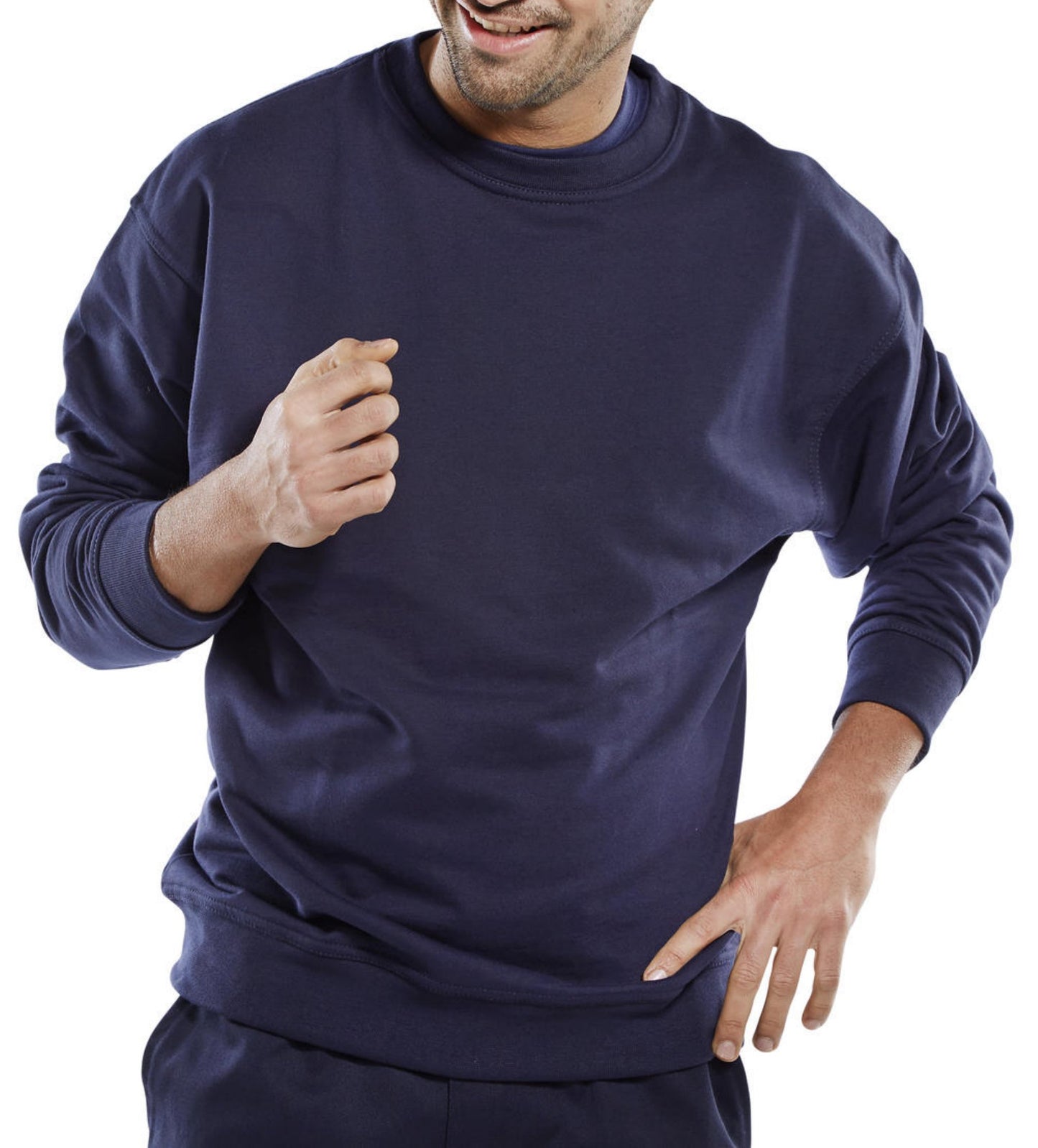Beeswift Premium Sweat Shirt Navy Blue 2XL