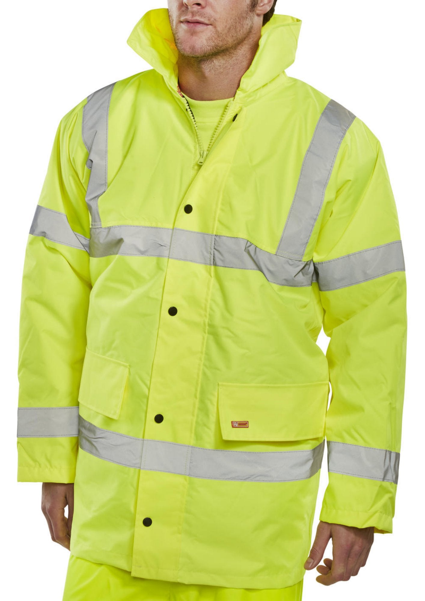 Beeswift High Visibility Constructor Jackets Saturn Yellow S