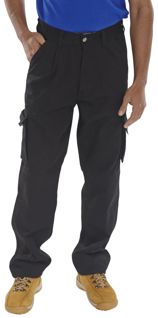 Beeswift Traders Newark Trousers Black 30