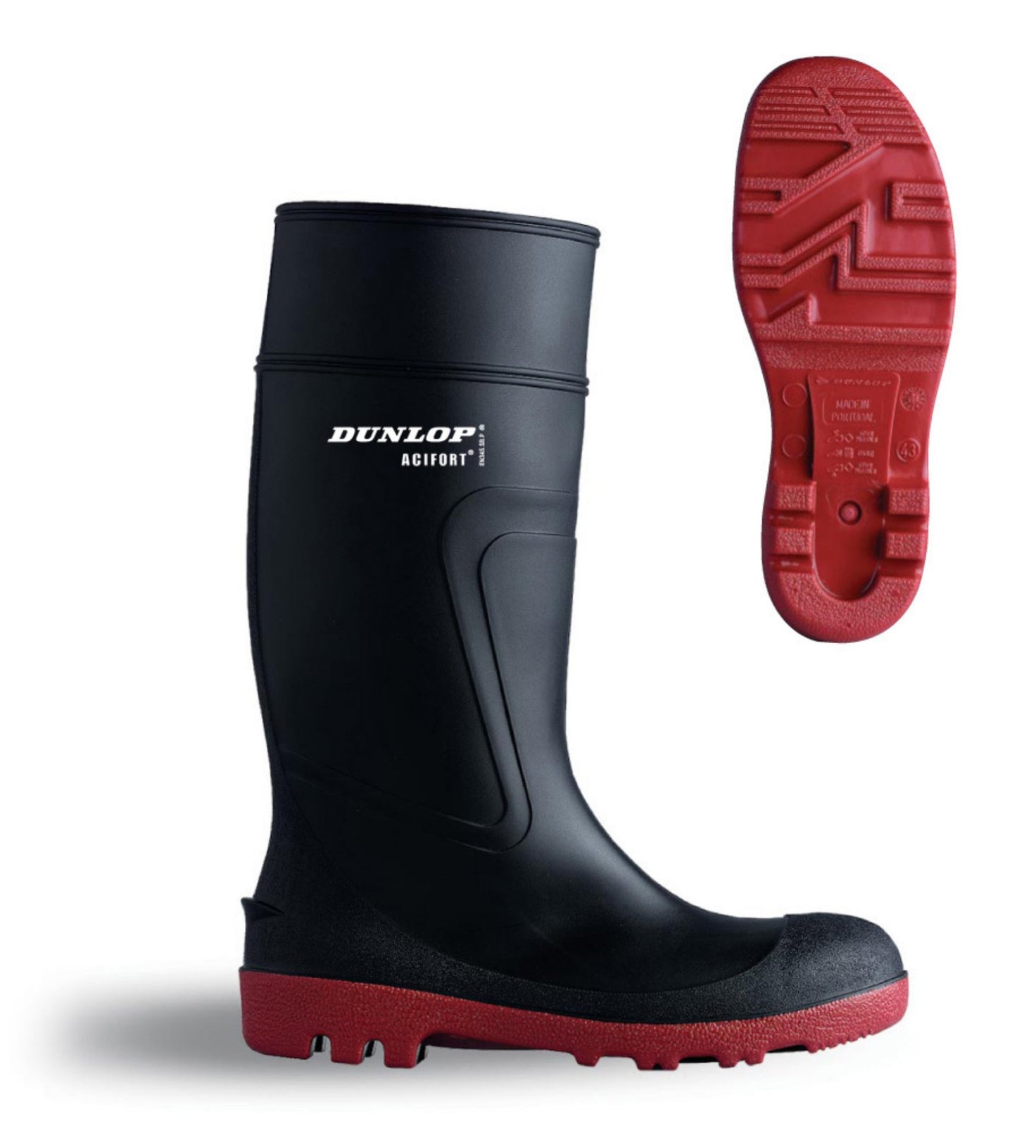 Dunlop Warwick Full Safety Wellington Black 06